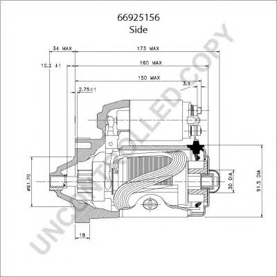 PRESTOLITE ELECTRIC 66925156 -  Стартер